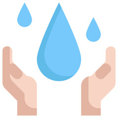 Sticker - water icon