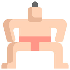 Sticker - sumo icon