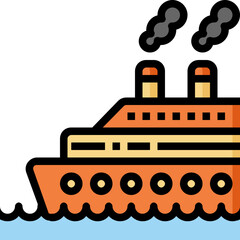 Sticker - ship icon