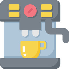 Sticker - coffee maker icon