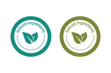 Canvas Print - natural ingredients icon vector illustration