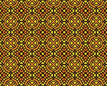 Oriental Ethnic Geometric Seamless Tile Pattern Made With Various Traditional Elements Style Design