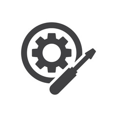 Wall Mural - Repair Icon - Screwdriver Icon