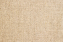 Hessian Sackcloth Background, Beige Craft Color. Natural Burlap Canvas
