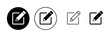 © avaicon - Edit icon vector. edit document sign and symbol. edit text icon. pencil. sign up