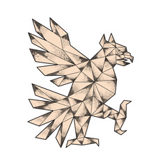 Sticker - Cuauhtli Glifo Eagle Tattoo