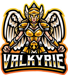 Wall Mural - Valkyrie esport mascot 