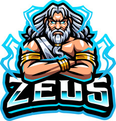 Wall Mural - Zeus esport mascot 