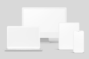 Multi device blank mockup