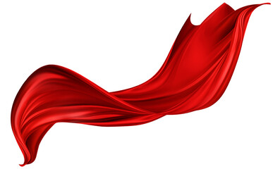 flying red silk