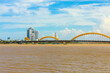 dragon bridge located at Da Nang city.Vietnam
