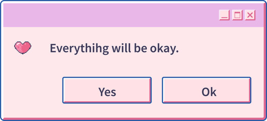 Interface of windows, everything will be fine