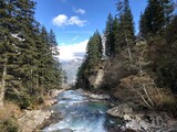Fototapeta Krajobraz - Krimmler Wasserfälle und Krimmler Achental