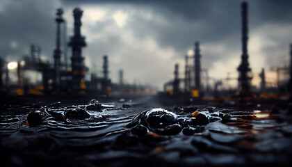 Black oil factory