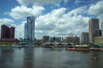 Wall Mural - baltimore maryland inner harbor view