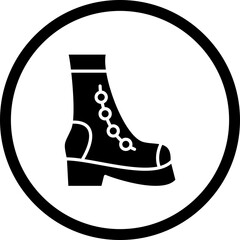 Poster - Autumn Boots Icon Style