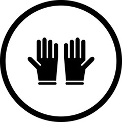 Sticker - Gloves Icon Style