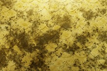 A Gold Pattern Made Of Tiles. Abstract  Background And Texture Concept. 3d Render.