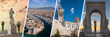 Marseille, lieux touristiques de la ville du sud de la France - bannière -carte postale