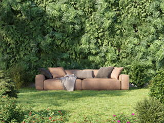 Sticker - Sofa in garden