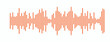 © Leonid - Equalizer illustration waveform line. Voice graphic player. Vector isolated Illustration