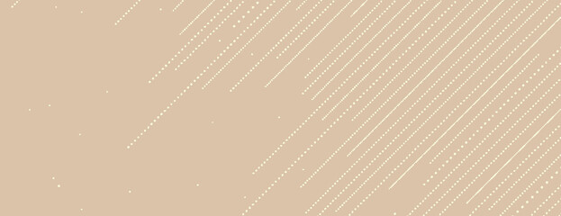 Aufkleber - Equalizer lines. Vector repeat dotted lines doodle trendy. Modern design element on banner