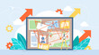 © Yurii - Conspiracy theory. Bamboo board with attached evidence, facts. Investigating the connection between events and people. Truth investigation and evidence research community movement. Vector illustration