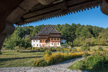 Wall Mural - Barsana Orthodox Monastery from Maramures 37