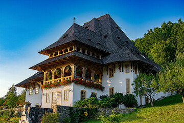 Canvas Print - Barsana Orthodox Monastery from Maramures 2