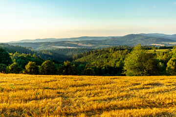 Sommerliche Fahrradrunde durch die schöne Natur von Schmalkalden - Thüringen - Deutschland