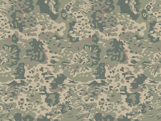 Full seamless camouflage texture skin pattern vector for military textile. Usable for Jacket Pants Shirt and Shorts. Army camo masking design for hunting fabric print and wallpaper. 