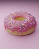 Fototapeta Kosmos - donut with sprinkles