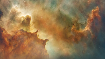 Fototapete - Nebula, Cosmic space and stars, cosmic abstract background.