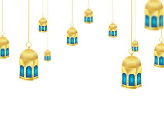 Wall Mural - lantern for islamic background