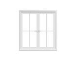 Isolated white window PNG transparent