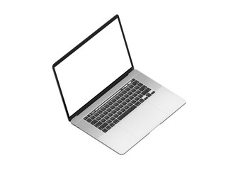Wall Mural - isolated laptop, tablet and smart phone with blank screens for mockup. responsive web design promoti