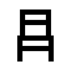 Poster - Chair Flat Vector Icon