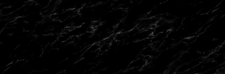 Poster - horizontal elegant realistic black marble texture background,vector illustration