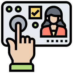 Sticker - security icon