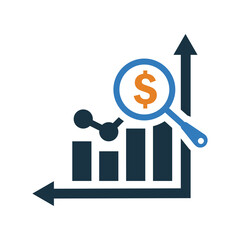 Analysis, analytics, diagram icon. Editable vector graphics.