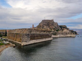 Fototapeta Na drzwi - old Venetian fortress in Corfu town