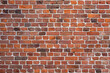 High quality background of a red brick wall pattern.