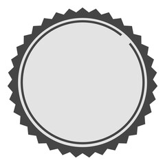 Poster - Quality badge blank template. Decorative vintage seal