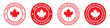 © Combotec - Made in Canada label icon, vector illustration.