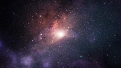 Wall Mural - cosmic nebula and galaxy space
