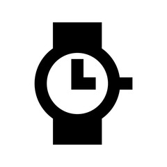 Sticker - Wristwatch Flat Vector Icon