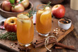 © chas53 - Apple cider cocktail with sliced apples and rosemary