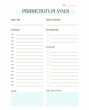 © AR-ESOH KHAREE - productivity planner template. Simple printable to do list. Business organizer page. Paper sheet.