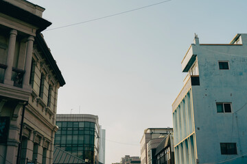 Wall Mural - Retro buildings, Gaehangjang Open Port Area Street in Incheon, Korea