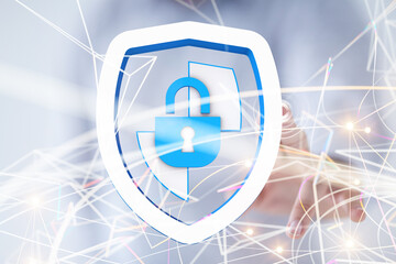 security data code digital in hand